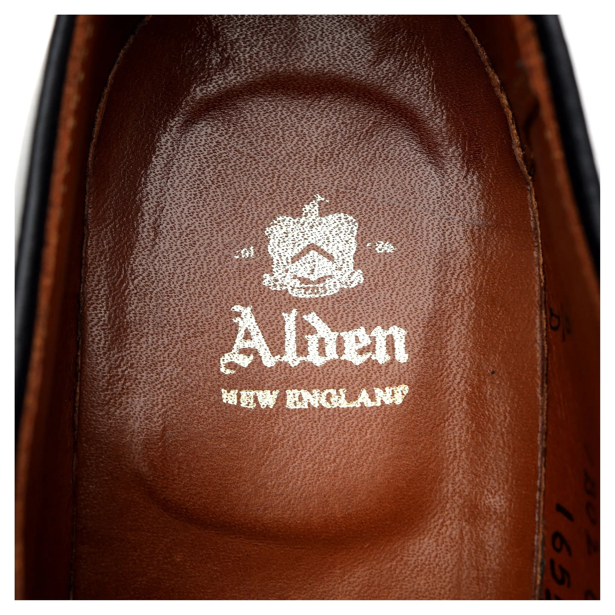 '1655' Black Cordovan Leather Monk Strap UK 7.5 US 8 D