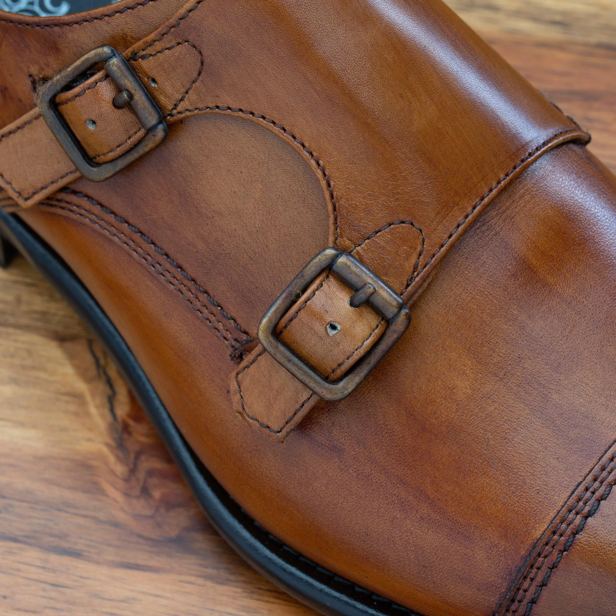6582 Calzoleria Toscana Monk strap Cap Toe
