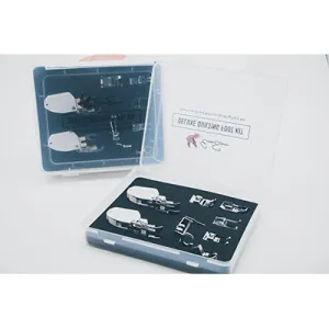 8-Piece Deluxe Quilting Foot Kit 7mm Snap-On Low