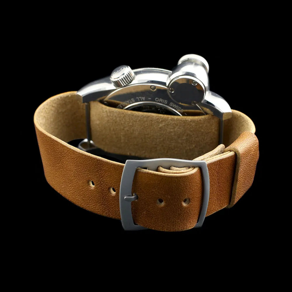 Adjustable One-Piece Leather Watch Strap, Vintage 401
