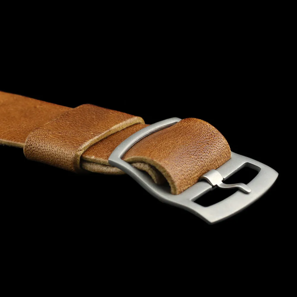 Adjustable One-Piece Leather Watch Strap, Vintage 401
