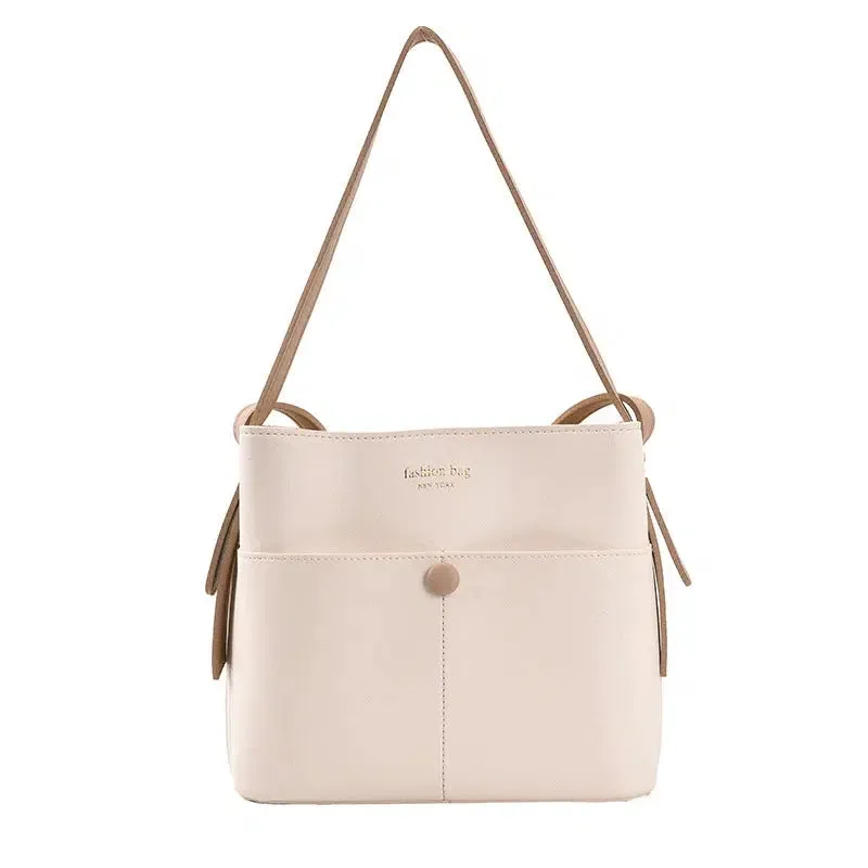 Adjustable Strap Bucket Shaped Bag