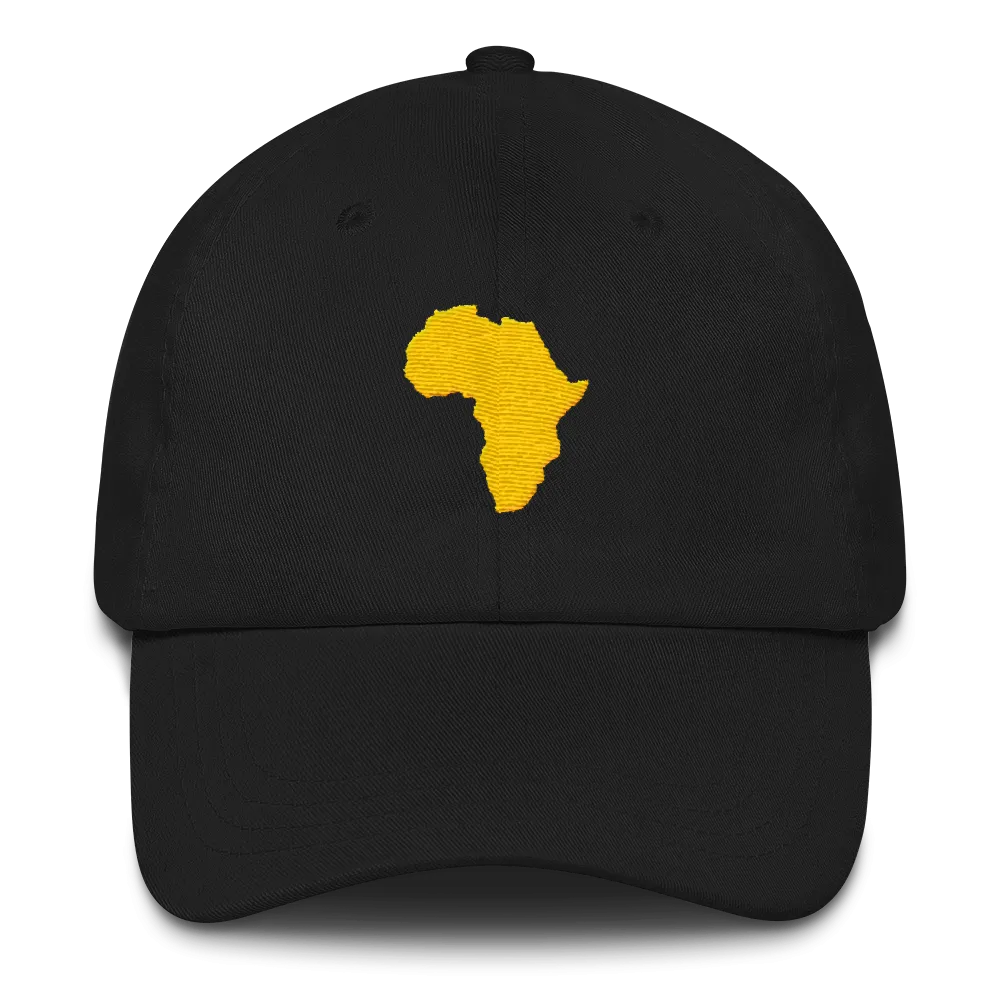 Africa Gold Twill Dad Hat