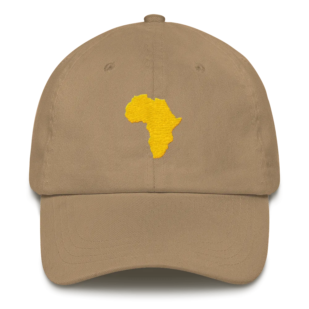 Africa Gold Twill Dad Hat