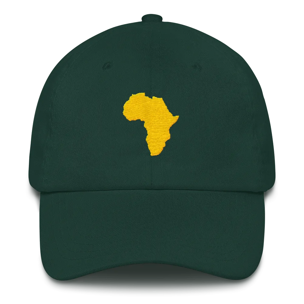 Africa Gold Twill Dad Hat