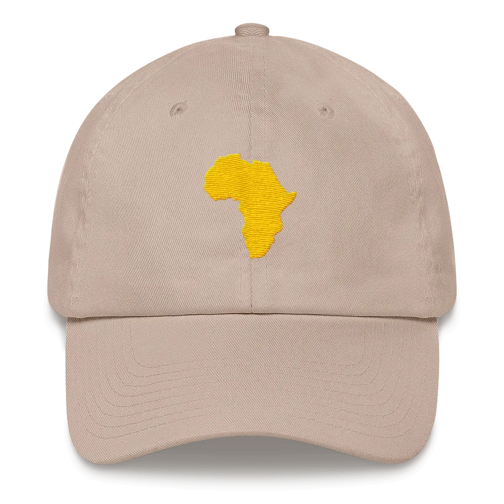 Africa Gold Twill Dad Hat