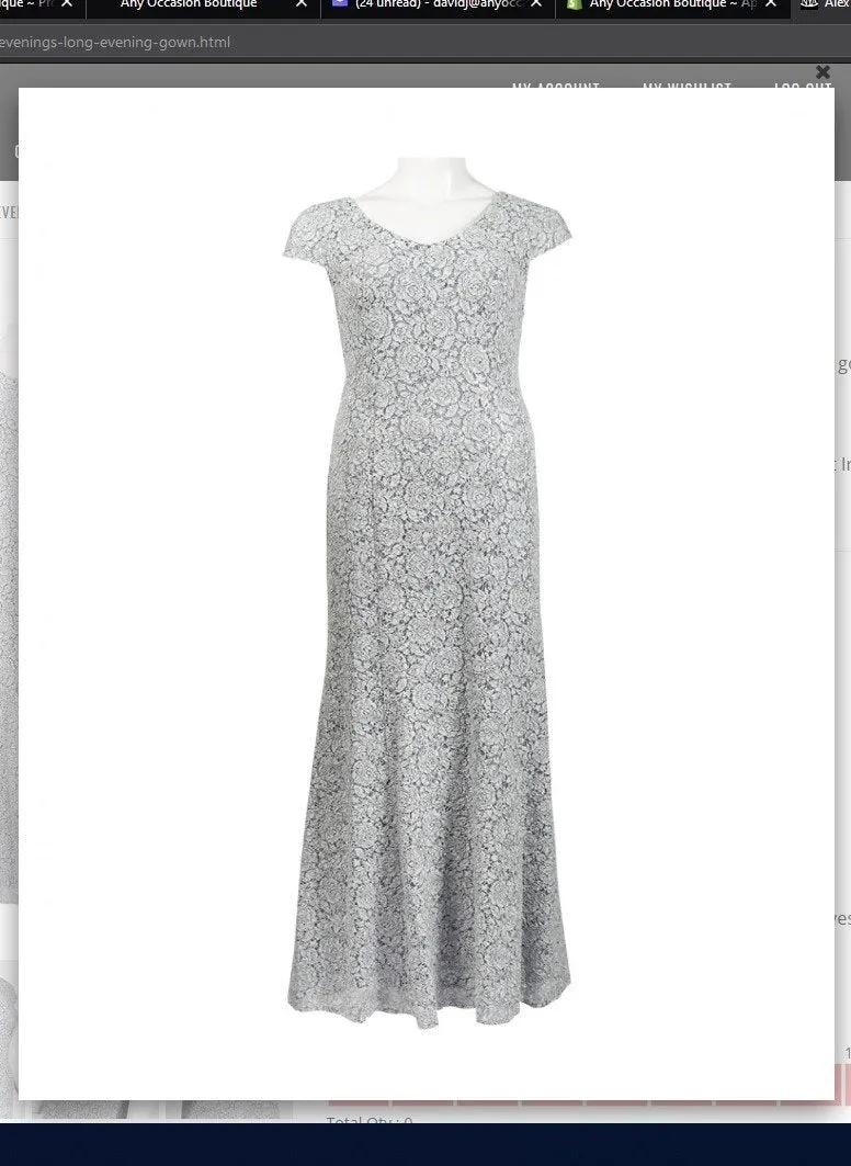 Alex Evenings 1122063 Long Evening Gown