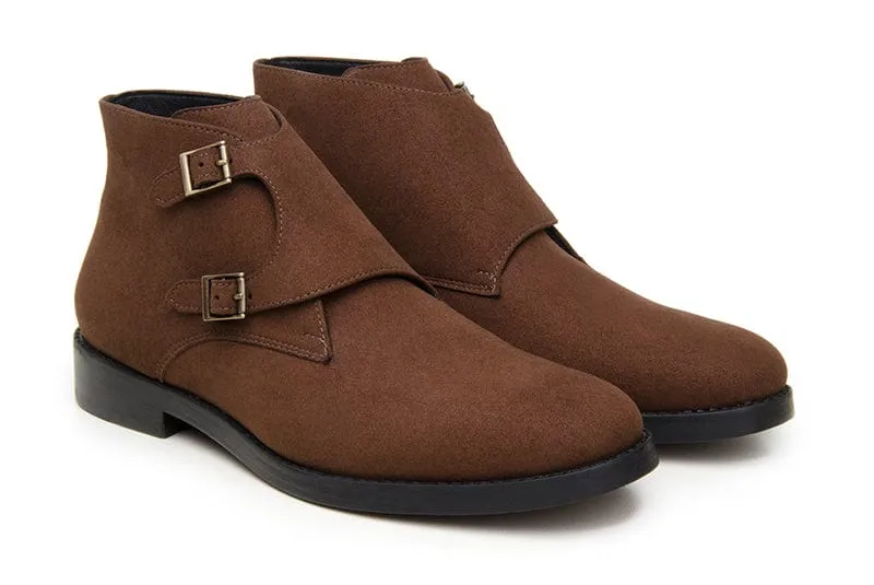 Ambassador Vegan Leather Buckle Boots | Multiple Colours