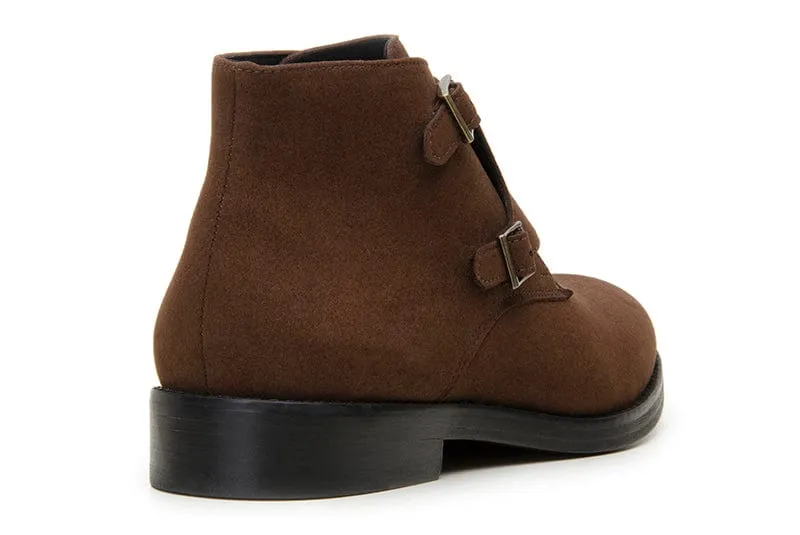 Ambassador Vegan Leather Buckle Boots | Multiple Colours