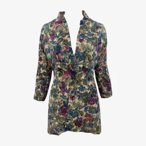 Arnold Scaasi 60s Attribution Luxe Brocade Metallic Evening Jacket