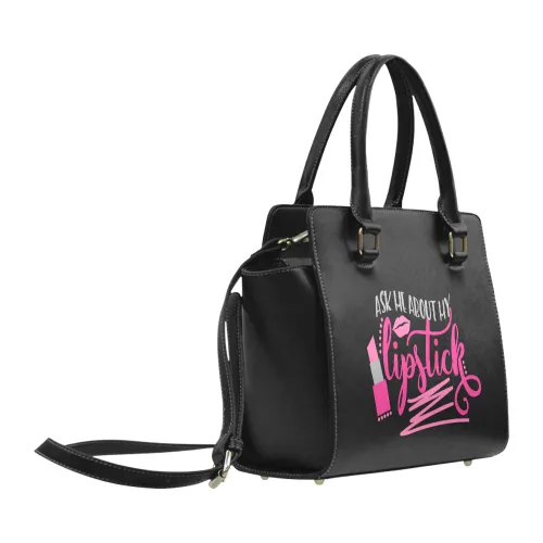 Ask Me About My Lipstick Purse Classic Shoulder Handbag