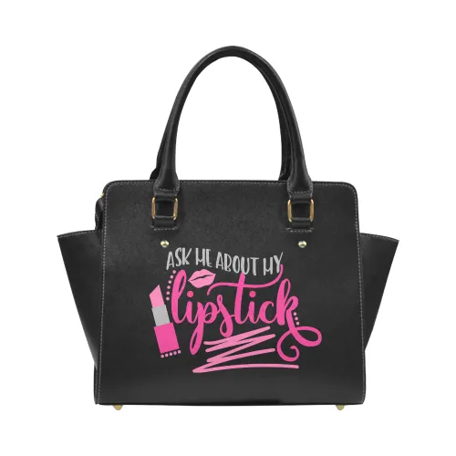 Ask Me About My Lipstick Purse Classic Shoulder Handbag