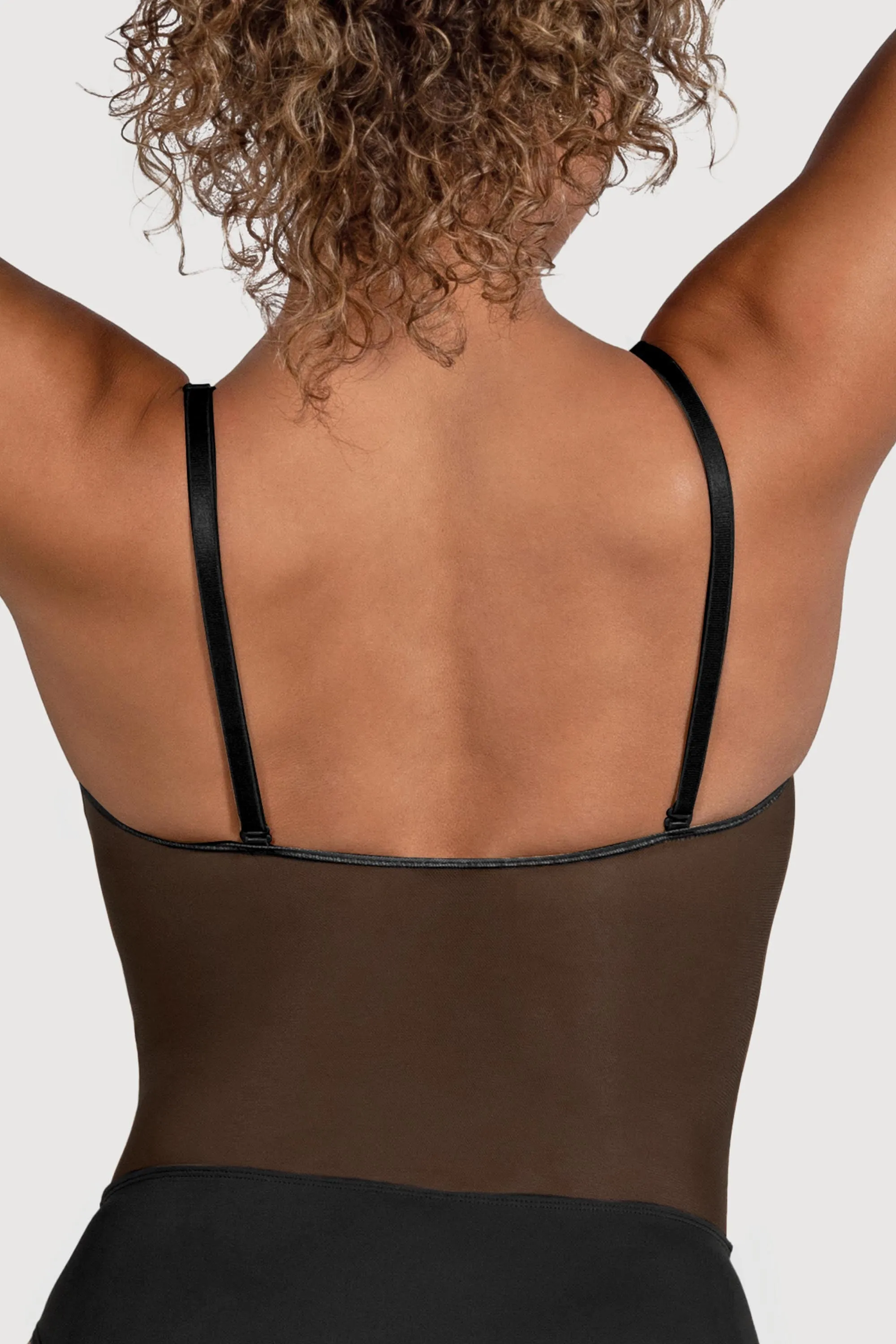 B53377 - Bloch Cordelia Mesh Panel Womens Body Liner