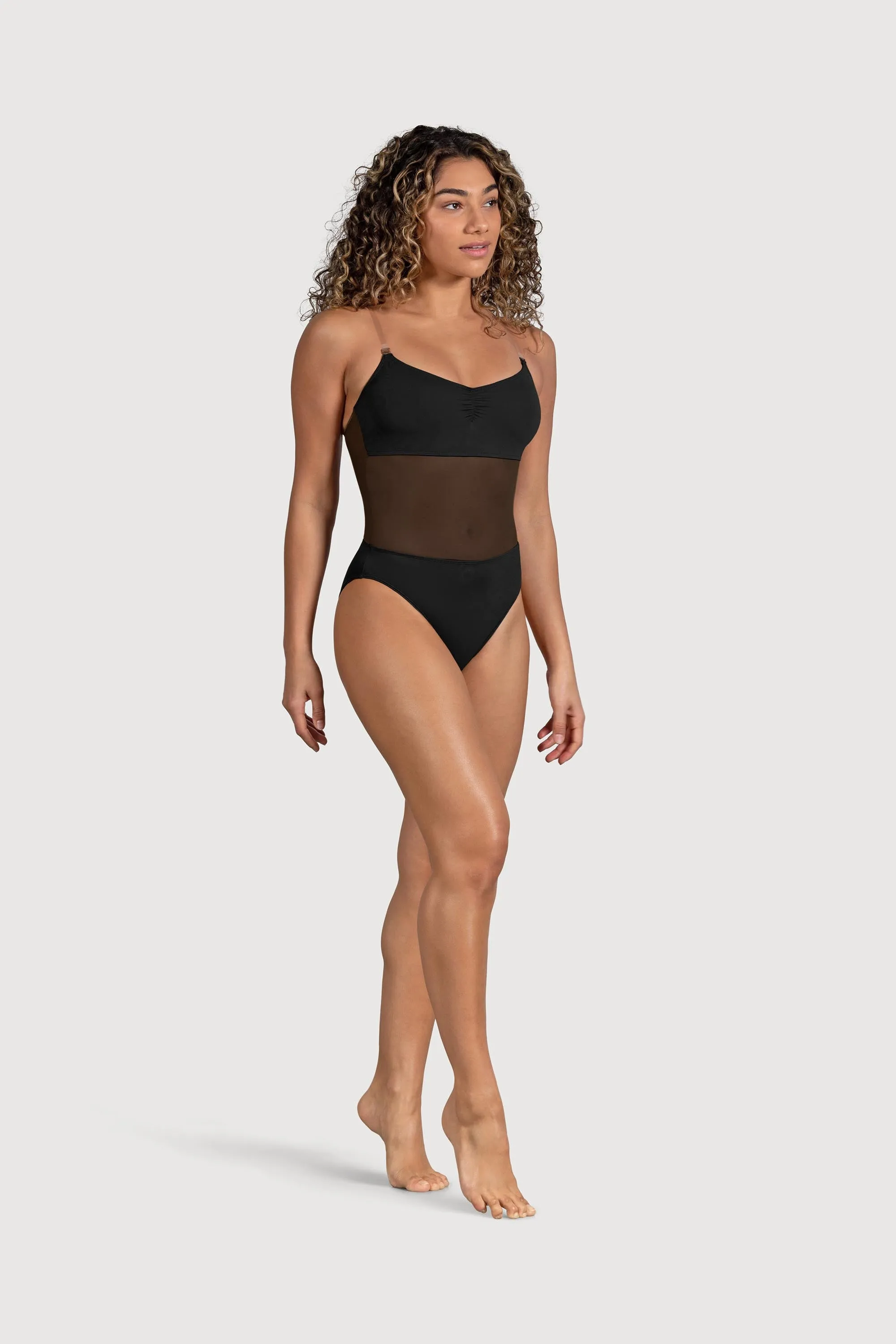 B53377 - Bloch Cordelia Mesh Panel Womens Body Liner