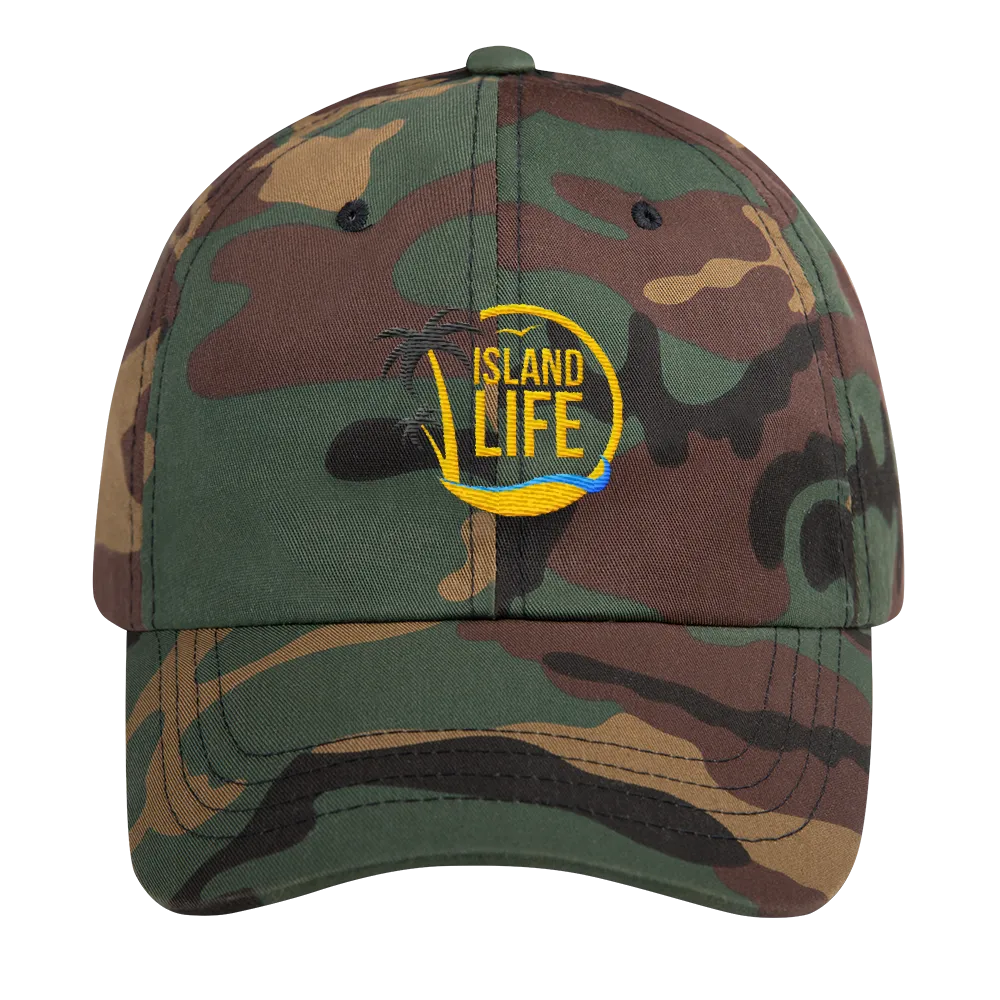 Bahamas & St. Lucia Colors Logo Twill Dad Hat