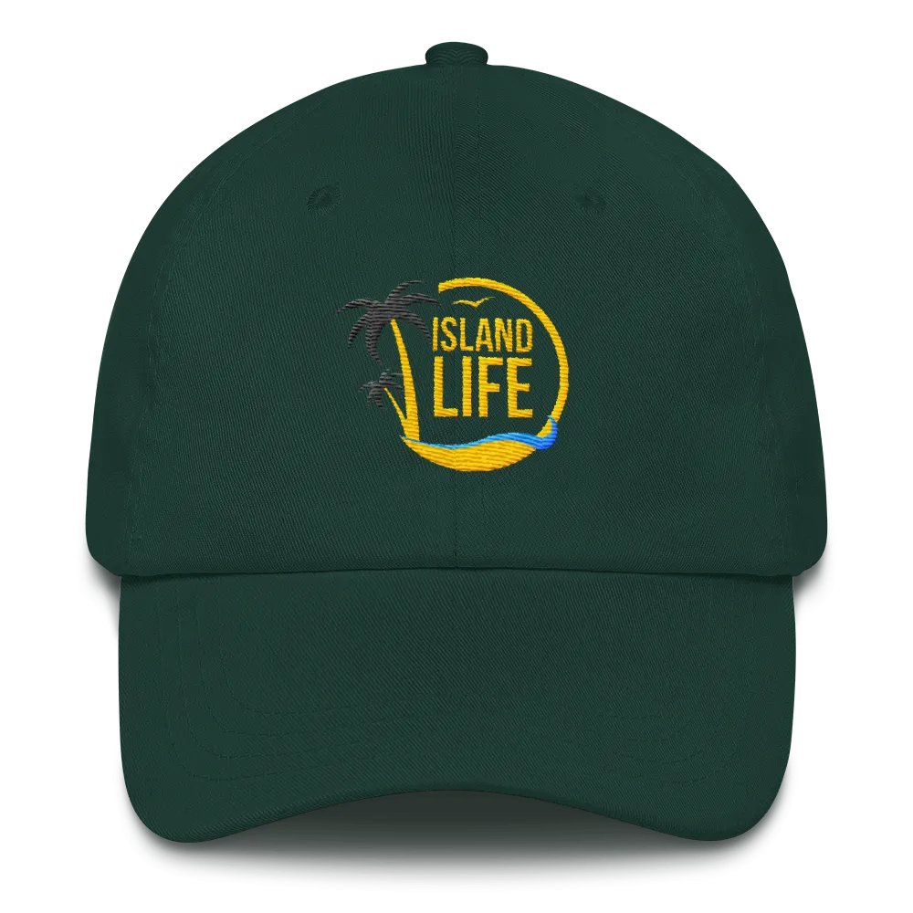 Bahamas & St. Lucia Colors Logo Twill Dad Hat