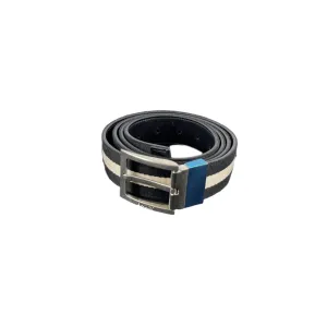 Bally Tonni Black Leather Reversible Belt