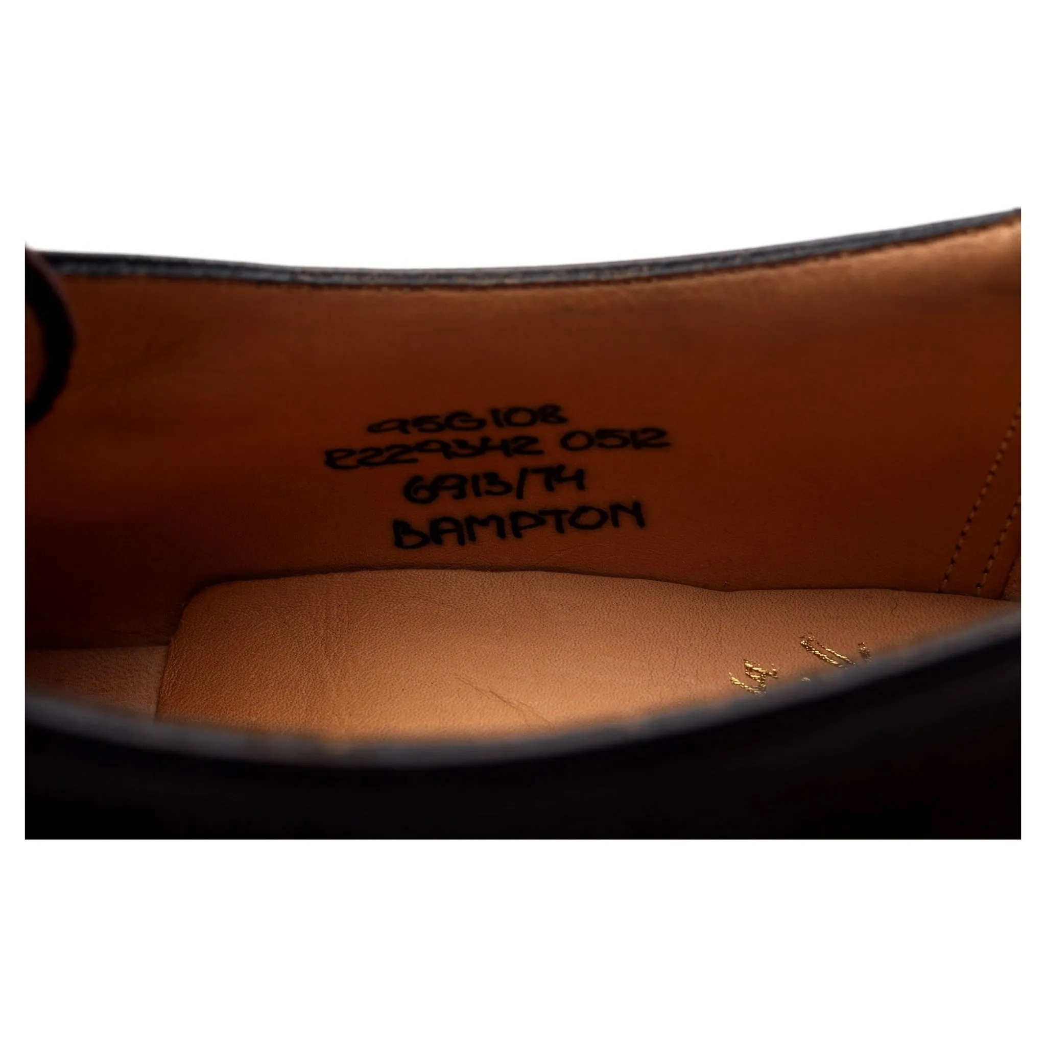 'Bampton' Burgundy Leather Monk Strap UK 9.5 G