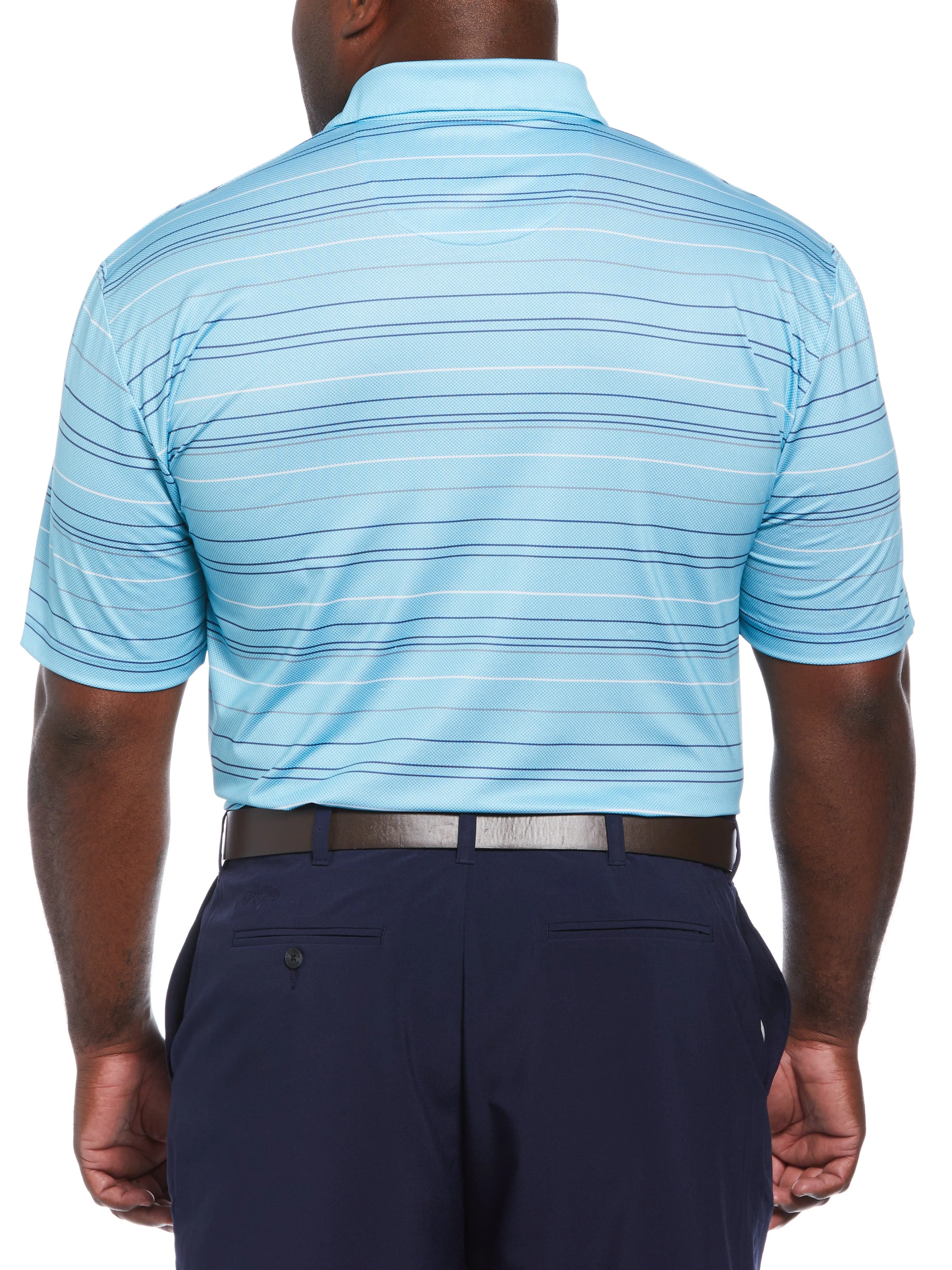 Big & Tall Mosaic Stripe Golf Polo