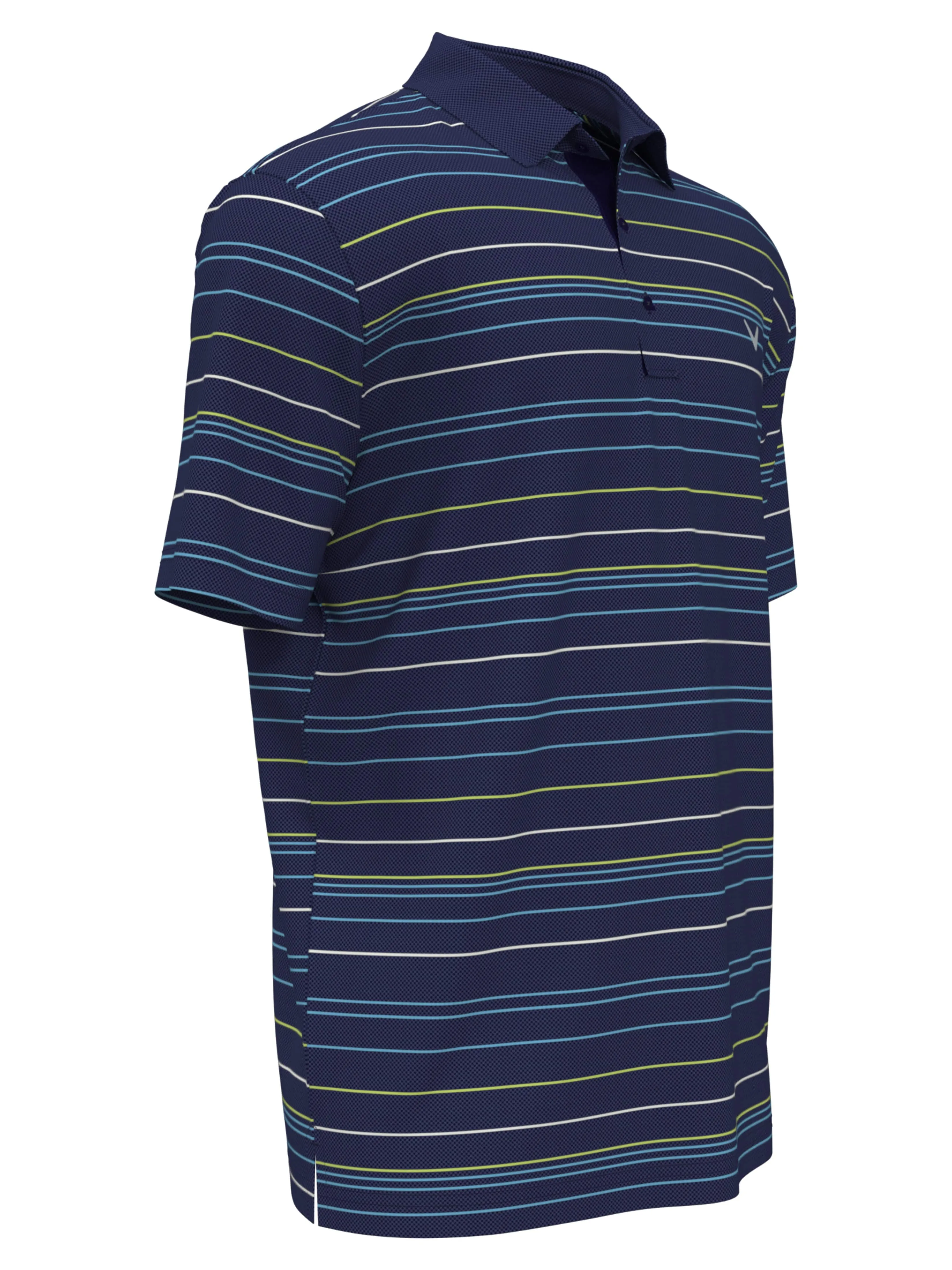 Big & Tall Mosaic Stripe Golf Polo