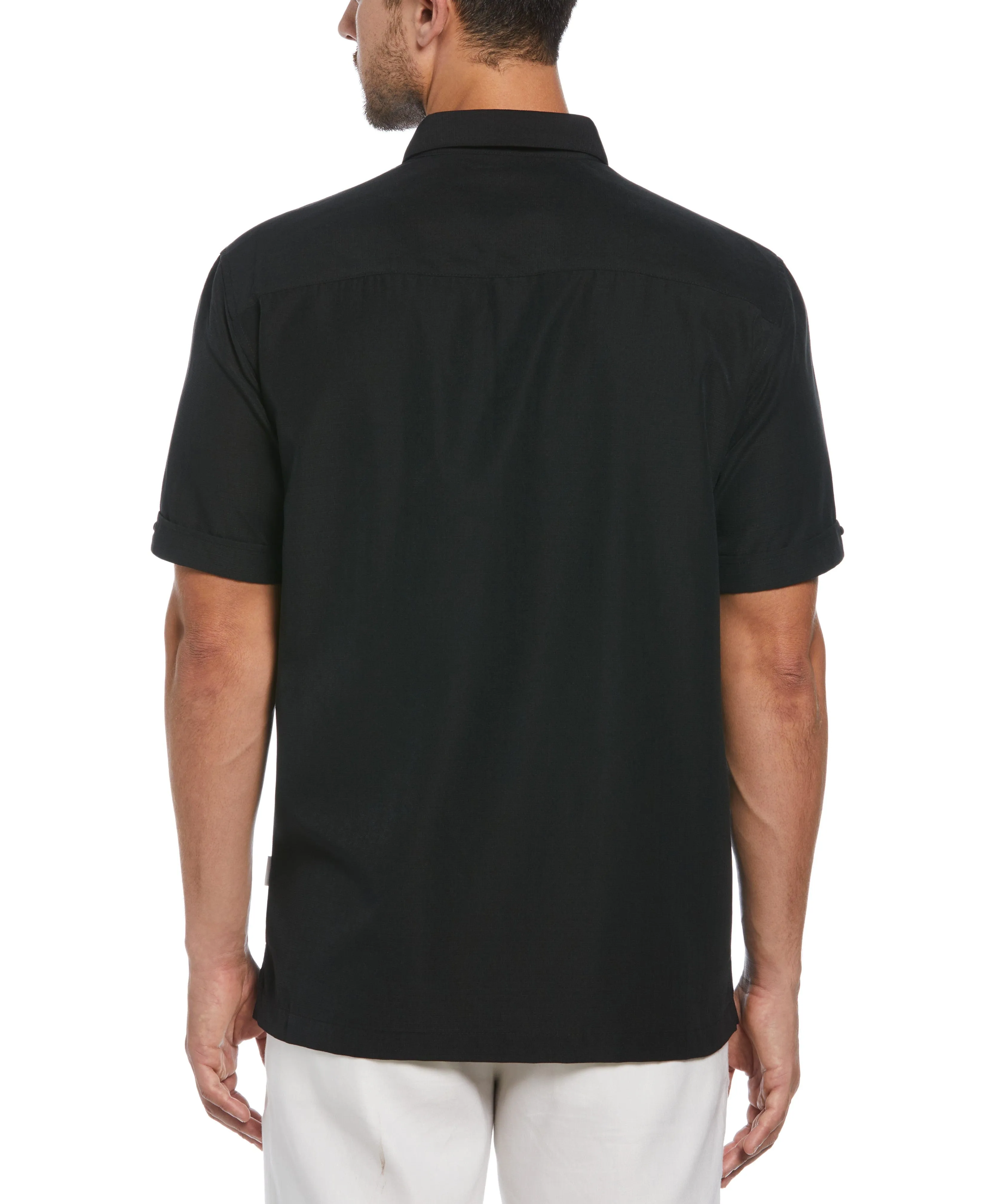 Big & Tall Ombre Embroidered Panel Shirt