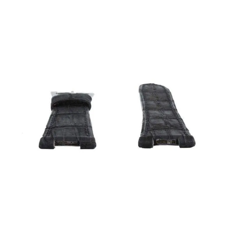 Black Nubuck Alligator Strap Patek Philippe Compatible