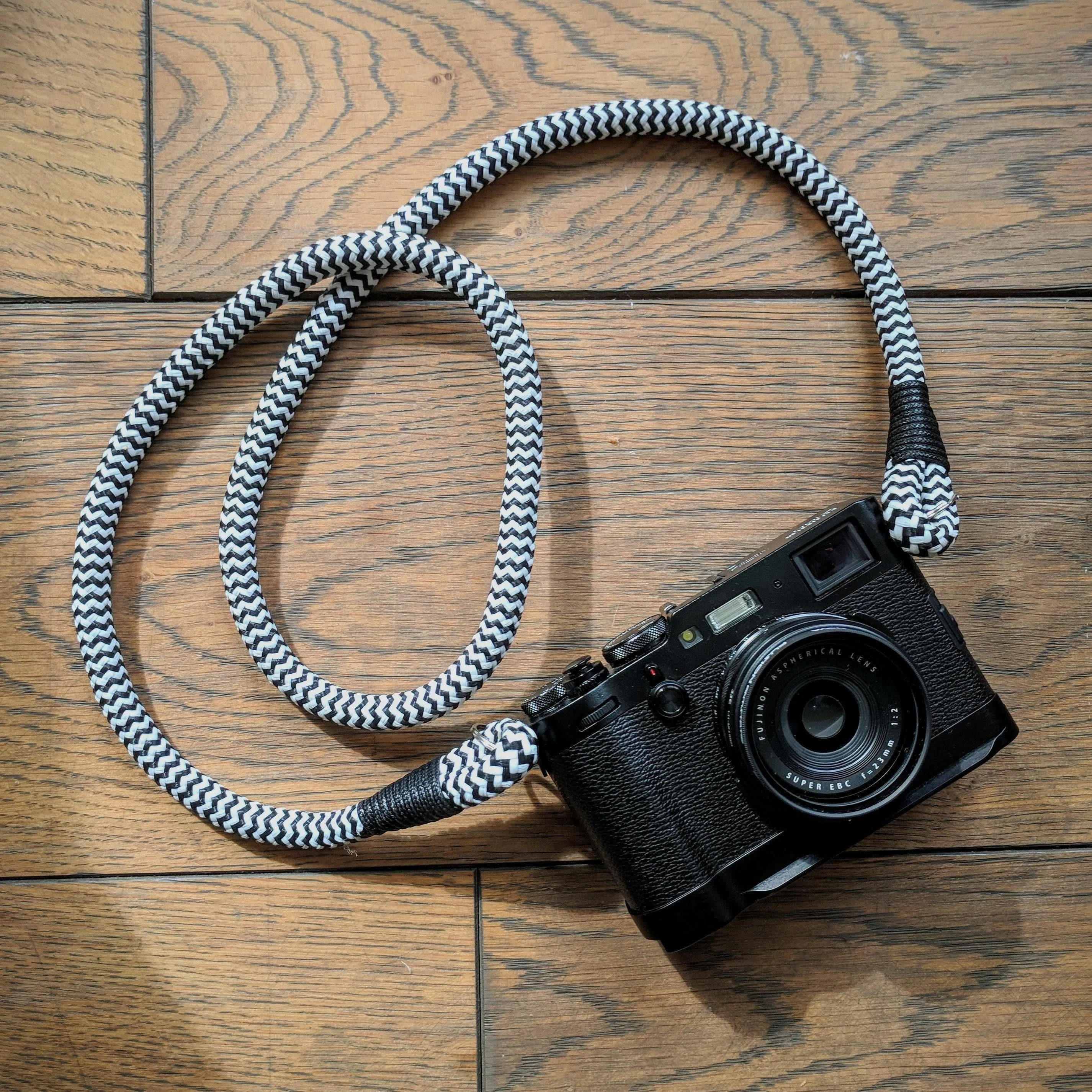 Black-White Acrylic Camera Strap