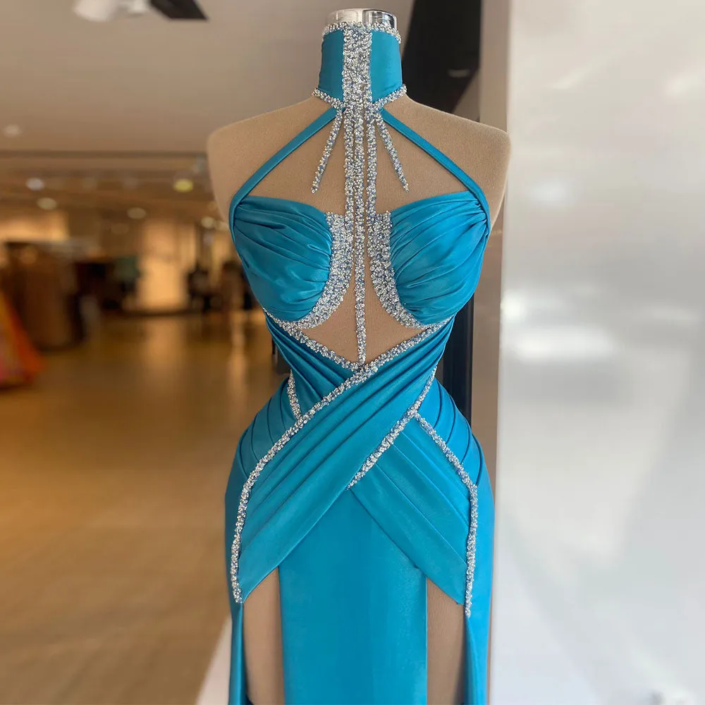 Blue Evening Dress