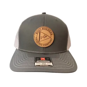Boat Builders Trading Co Structured Trucker Hat - Limited Edition Leather Patch