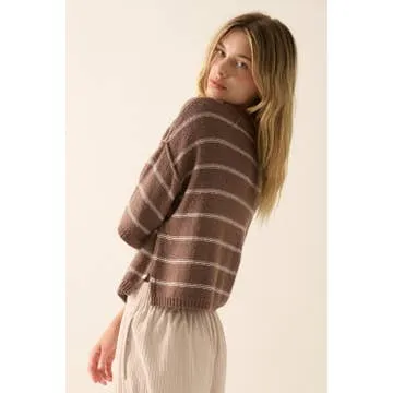 Boatneck Stripe Sweater