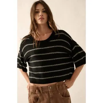 Boatneck Stripe Sweater