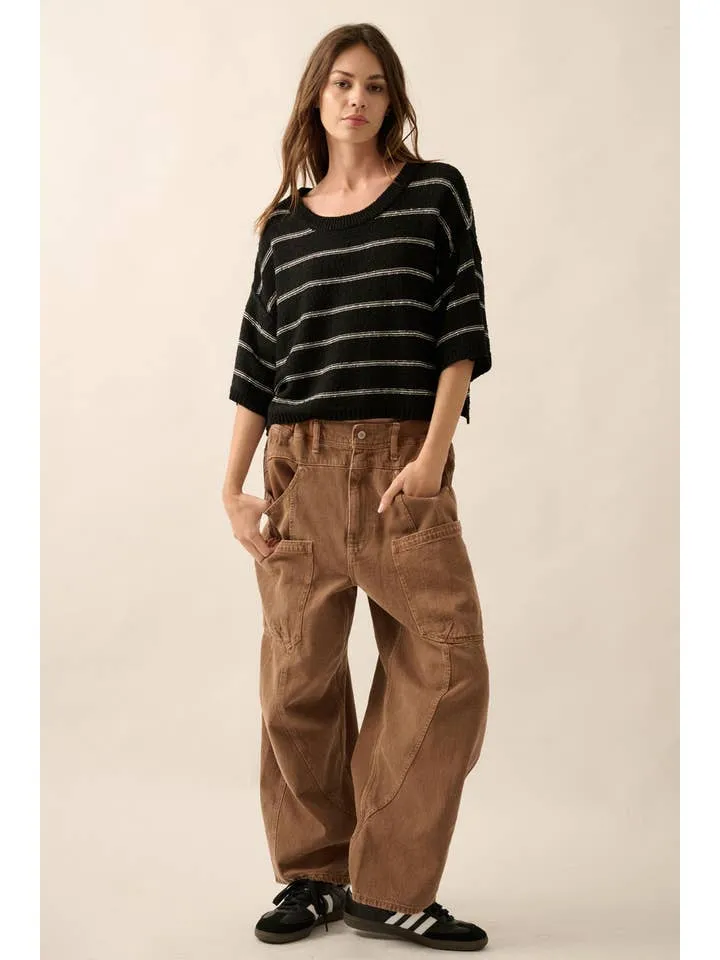 Boatneck Stripe Sweater