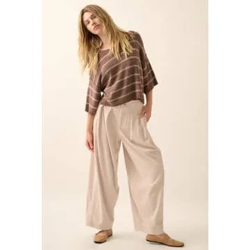 Boatneck Stripe Sweater