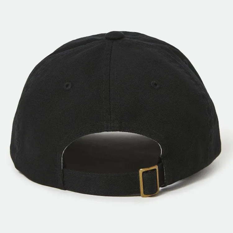 Brixton Alpha LP Snapback Cap Black
