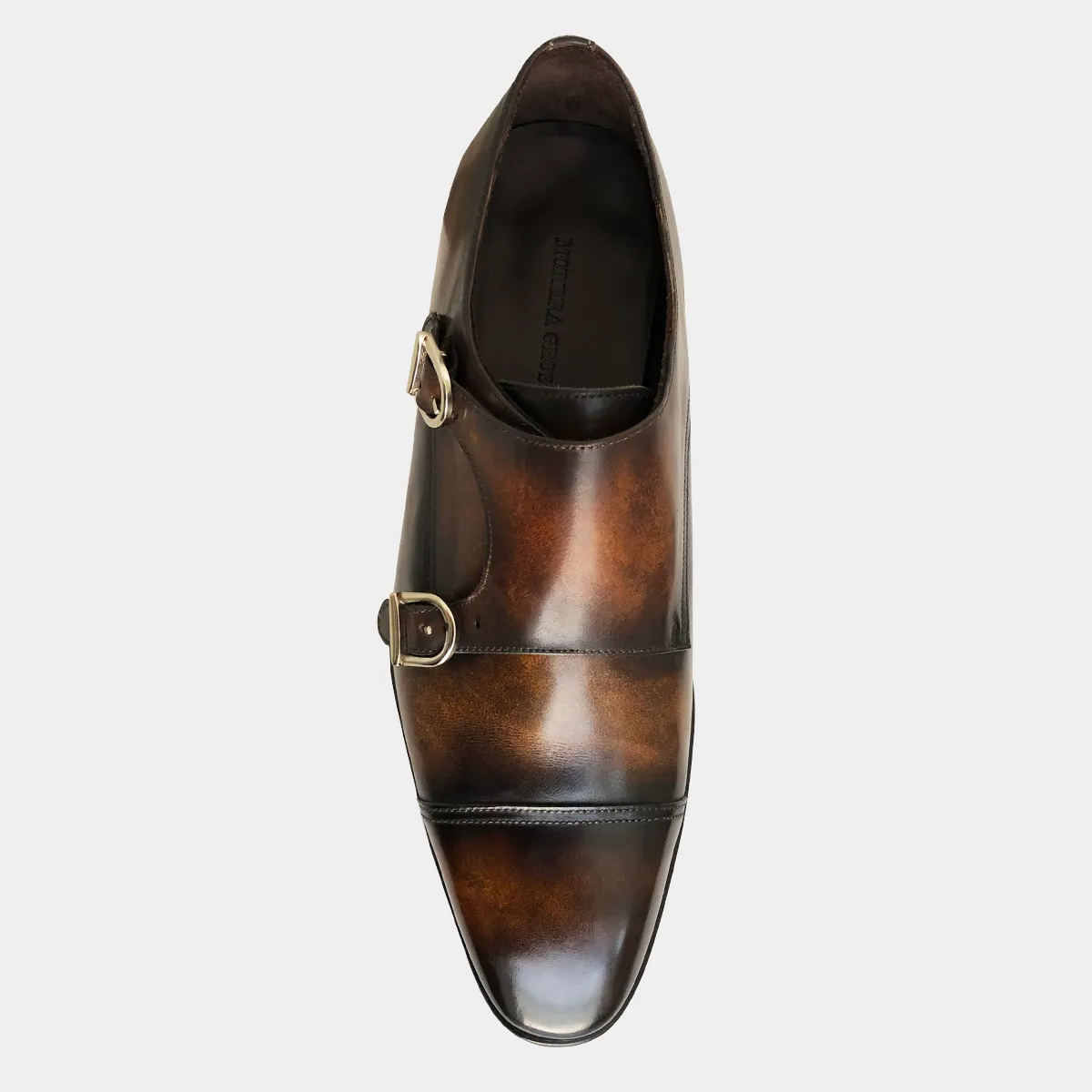 Calzado Double Monk Patina