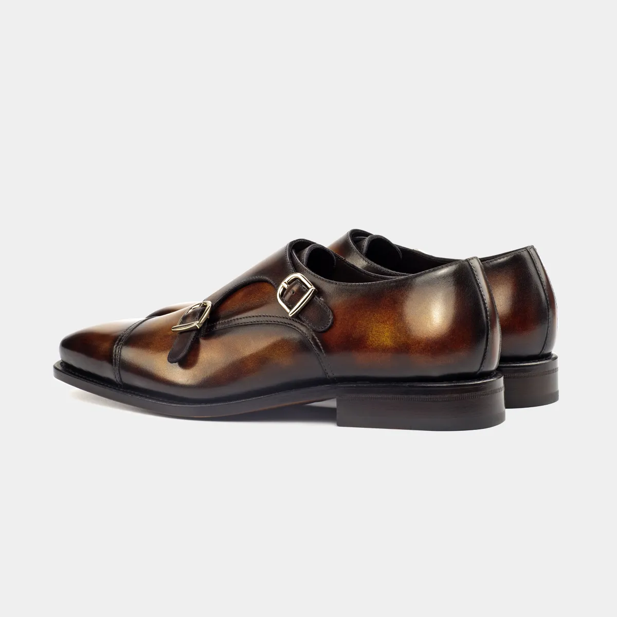 Calzado Double Monk Patina