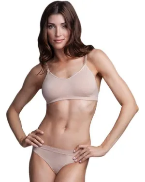 Capezio Seamless Bra with Clear Straps