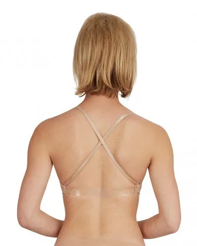 Capezio Seamless Bra with Clear Straps