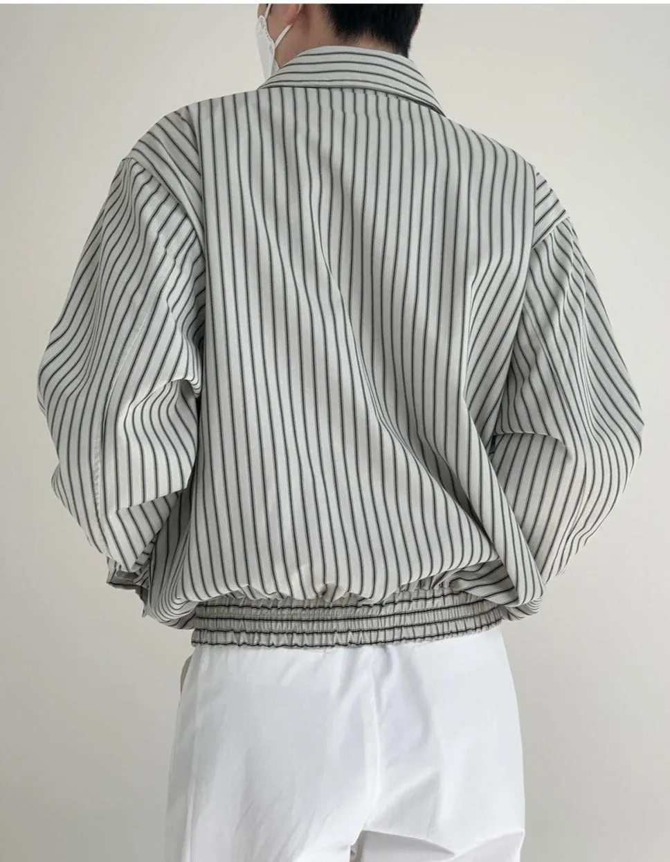 Casual Short Striped Jacket