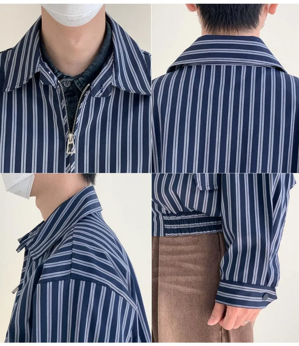 Casual Short Striped Jacket