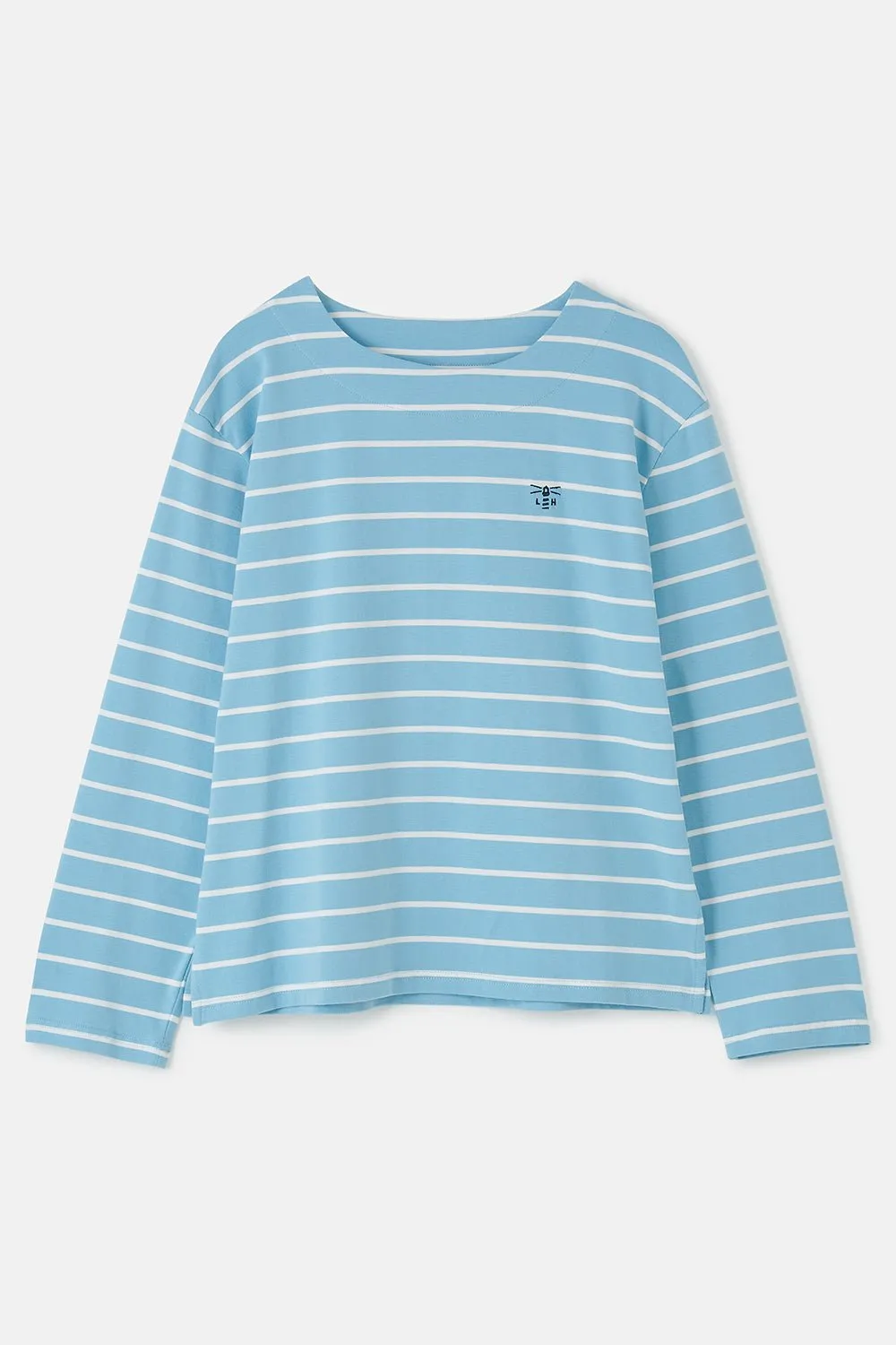 Causeway Breton Top - Marine Blue Stripe