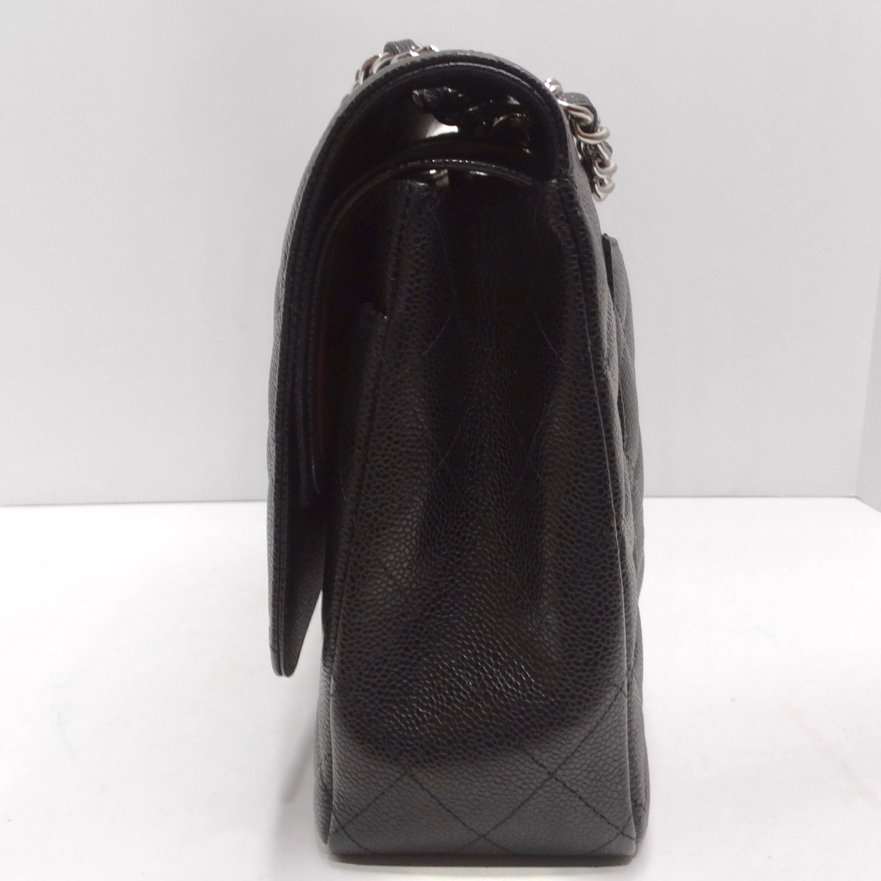 Chanel Caviar Quilted Jumbo Double Flap Black