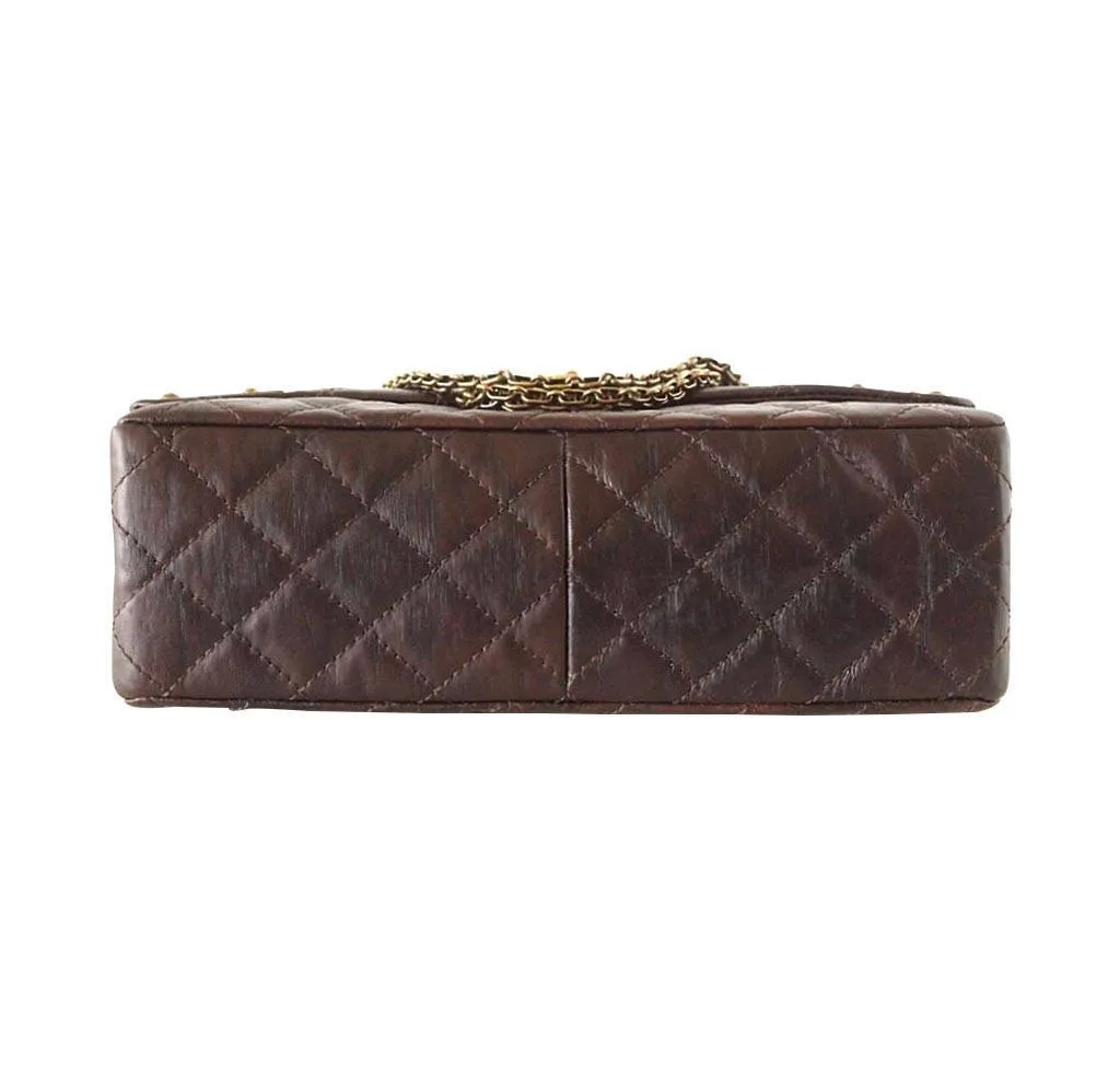 Chanel Medium Double Flap Bag Brown