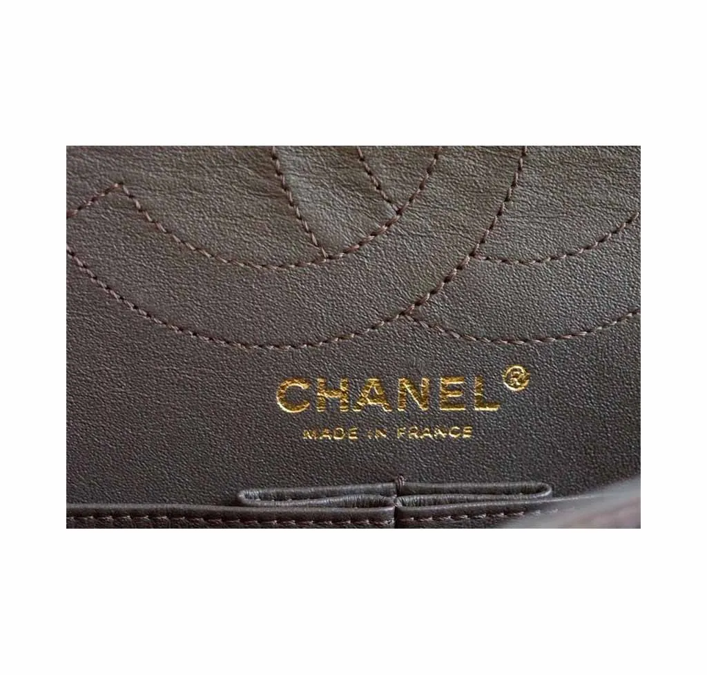 Chanel Medium Double Flap Bag Brown