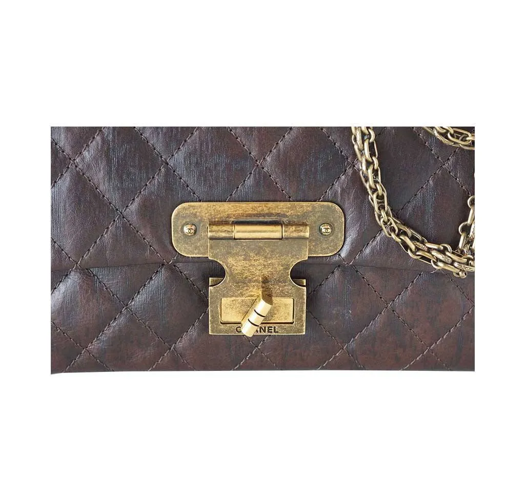 Chanel Medium Double Flap Bag Brown
