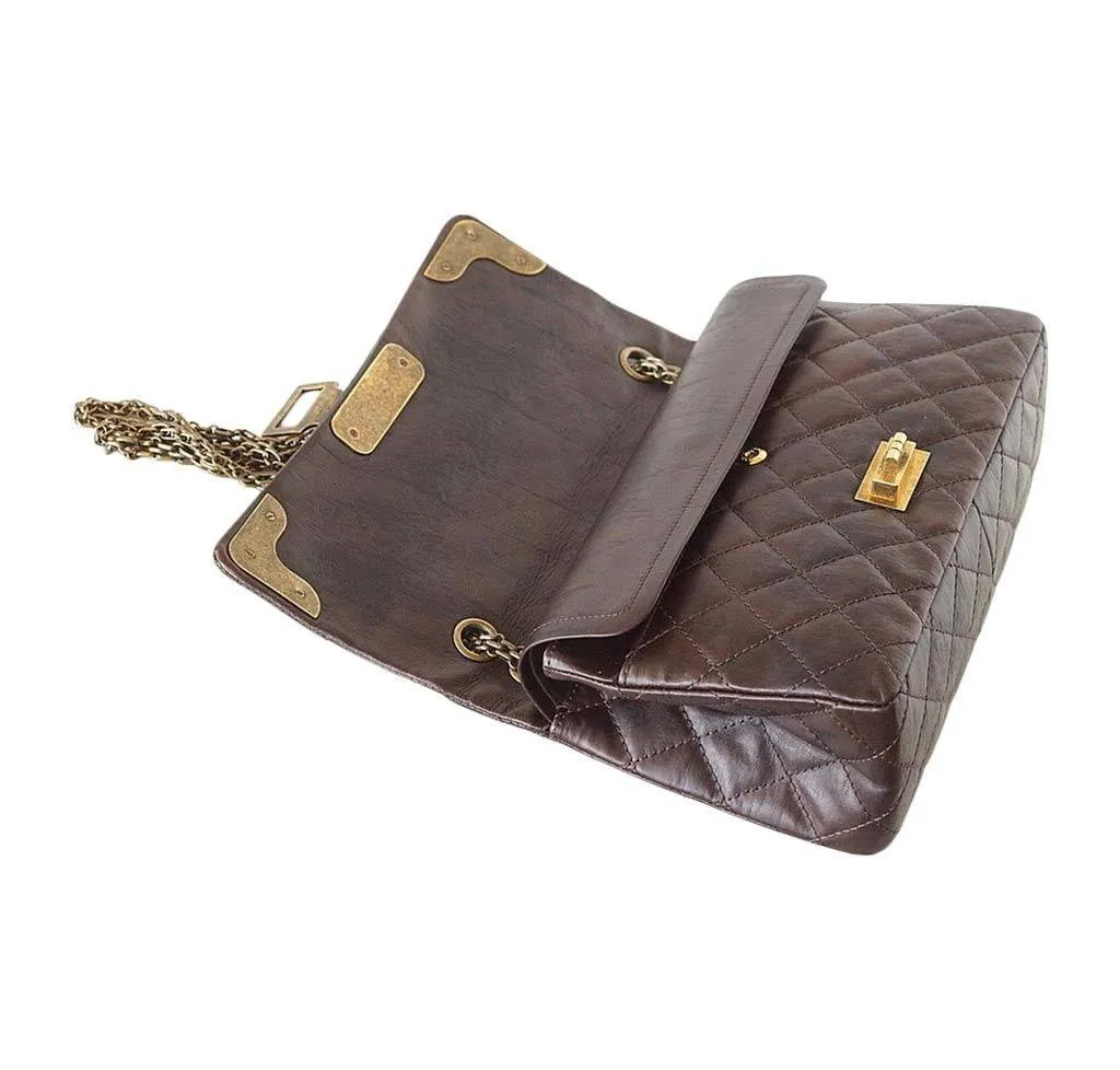 Chanel Medium Double Flap Bag Brown