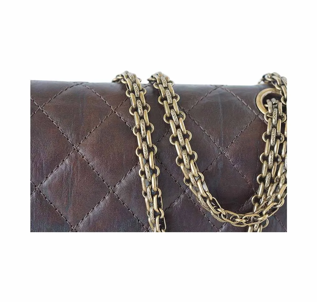 Chanel Medium Double Flap Bag Brown