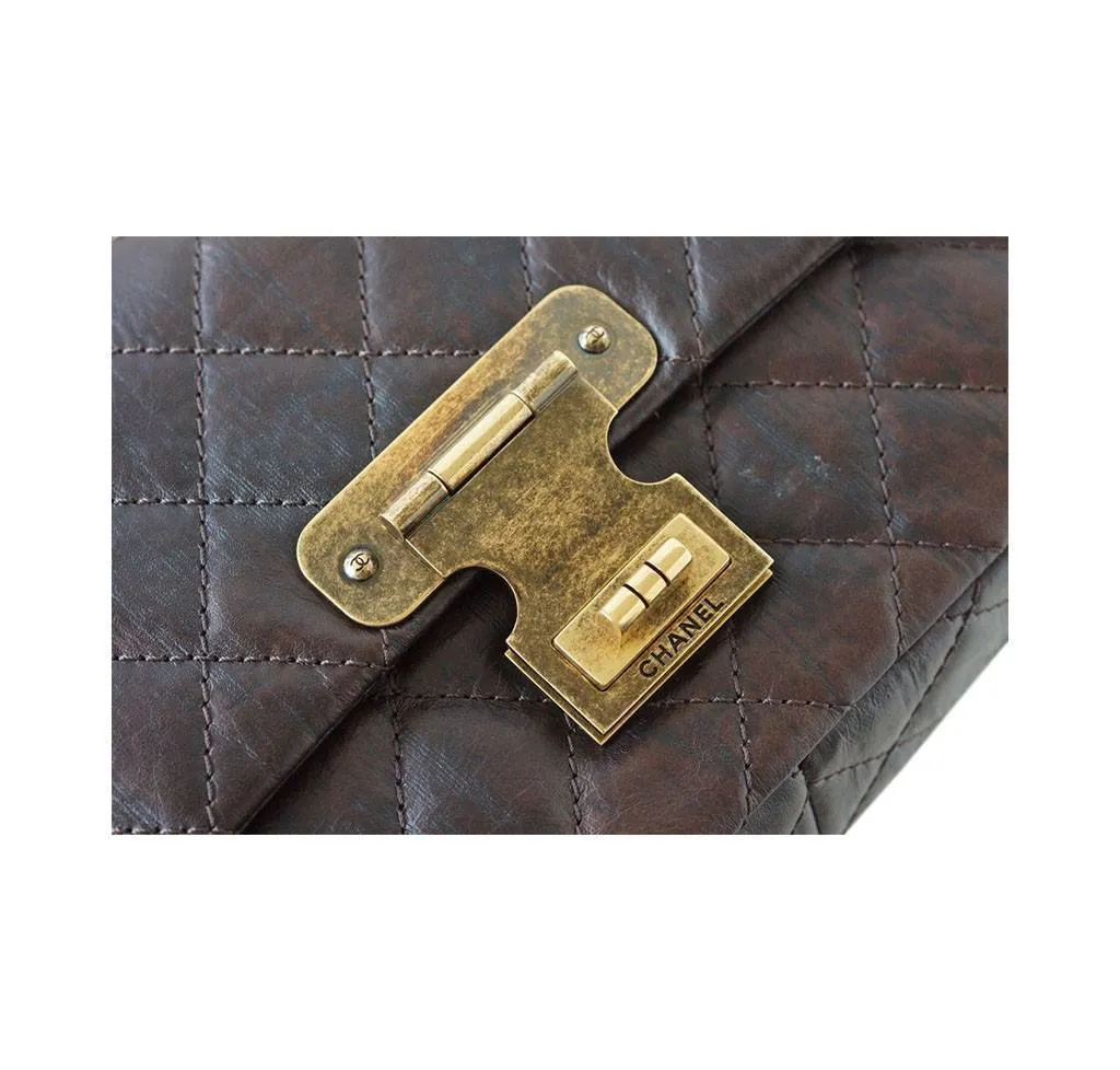 Chanel Medium Double Flap Bag Brown