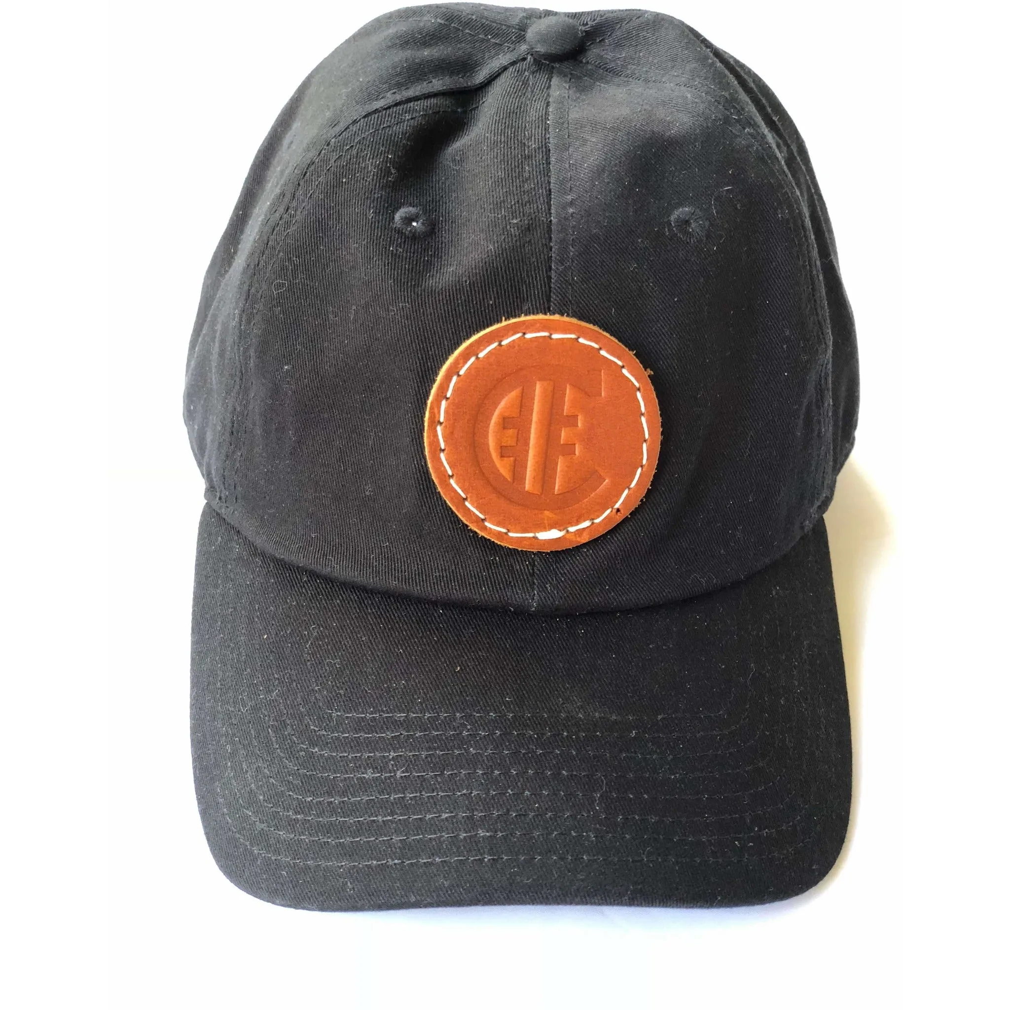Circle Logo Leather Patch Low Crown Hat
