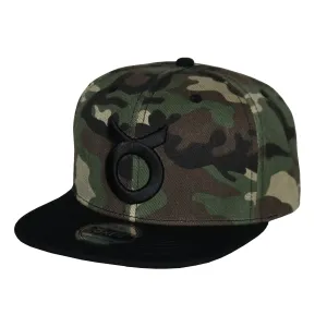 Classic Ring Snapback Hat - Camo / Black